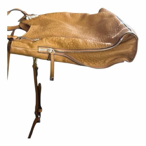 Vince Camuto Mustard Yellow Leather Shoulder Bag - Picture 10 of 11